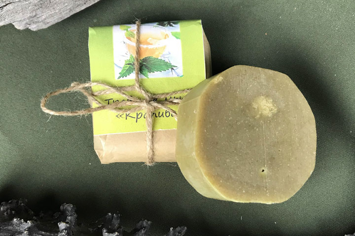 Мыло-шампунь "крапива" травяное мыло - Косметика и природные лекарства