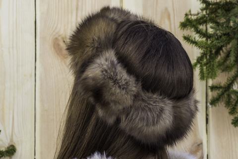 Теплая повязка из натурального меха - Головные уборы - шапки, меховые наушники, повязки