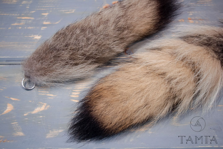 Хвост сибирского волка - брелок оберег | Таёжная лавка Тамга