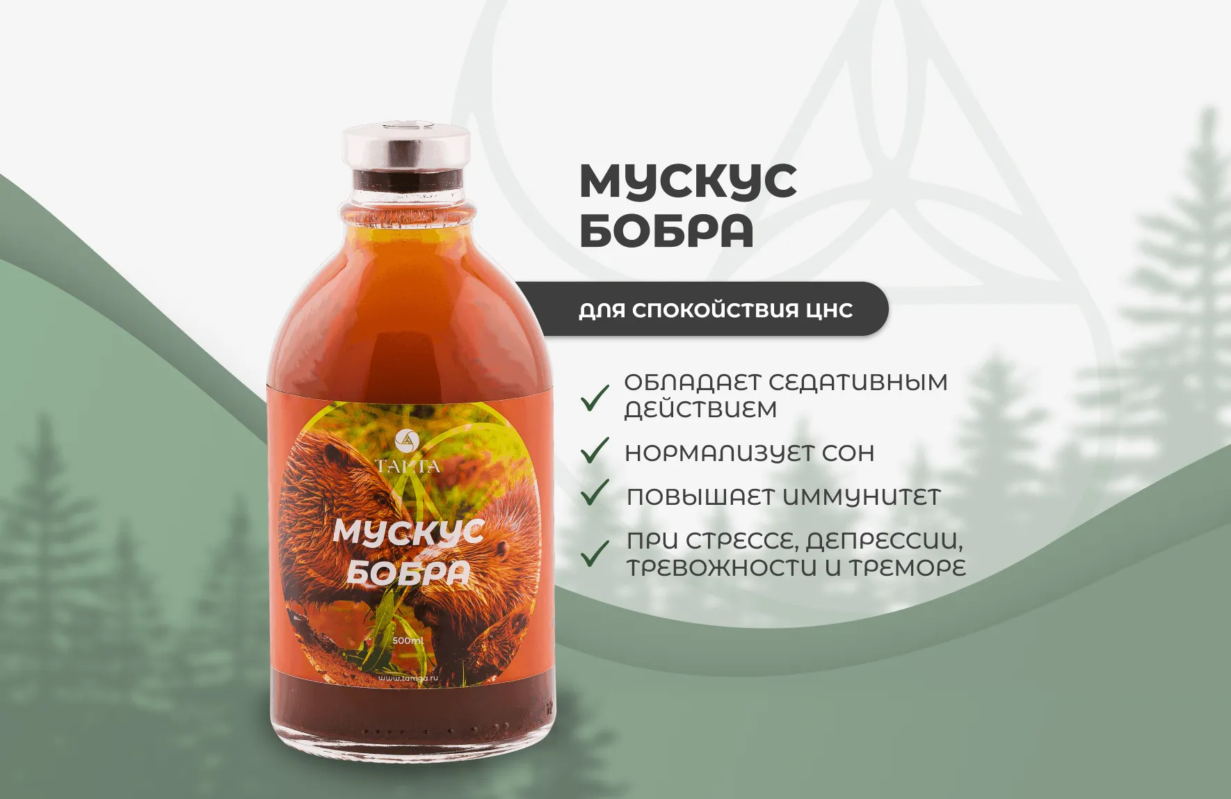 Мускус бобра — настой