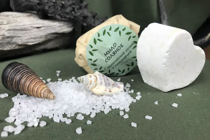 Мыло соляное "сила моря" с ламинарией